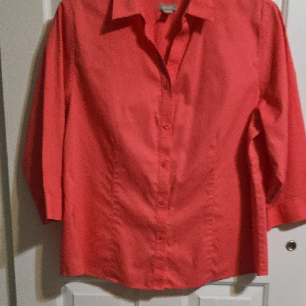 Chico's Casual Button Down Shirt XL(16) - Picture 5 of 7